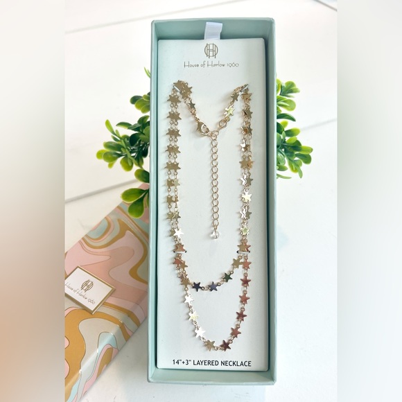 House of Harlow 1960 Jewelry House Of Harlow 96 Double Strand Star